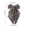 1/3PCS Printed Leopard Print Bow Hair Clip, High-end and Niche Retro Spring Clip, Women's Hair Accessory