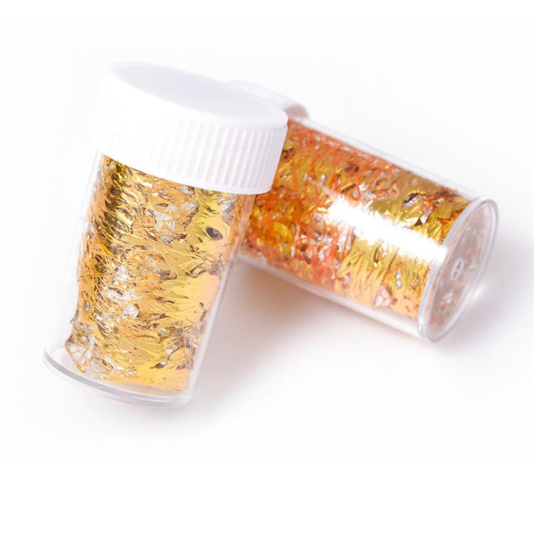 1 Stück 3D Netz Nageltattoo Gold Silber Netzlinienband auf Nägeln Holo Klebe Seidenfolie Nagelkunst Dekorationen Nagellack Aufkleber 4*50cm