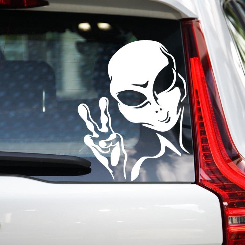 Space Alien Stickersfunnycreativehigh Quality For Cars Trucks Motorcycles Laptops!