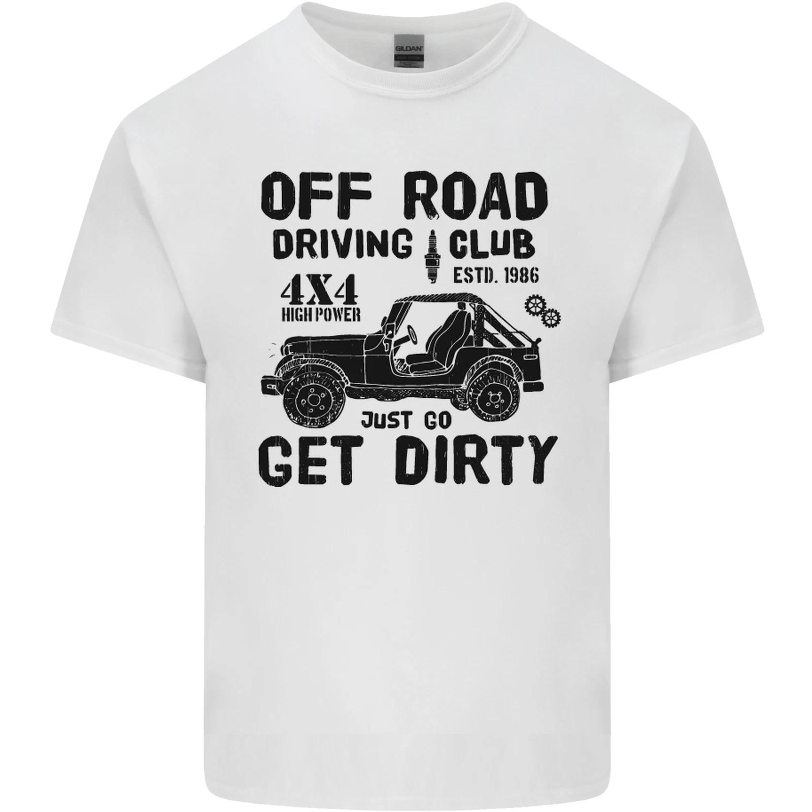 Off Road Driving Club Get Dirty 4x4 Funny Kids T-Shirt Childrens 4XL