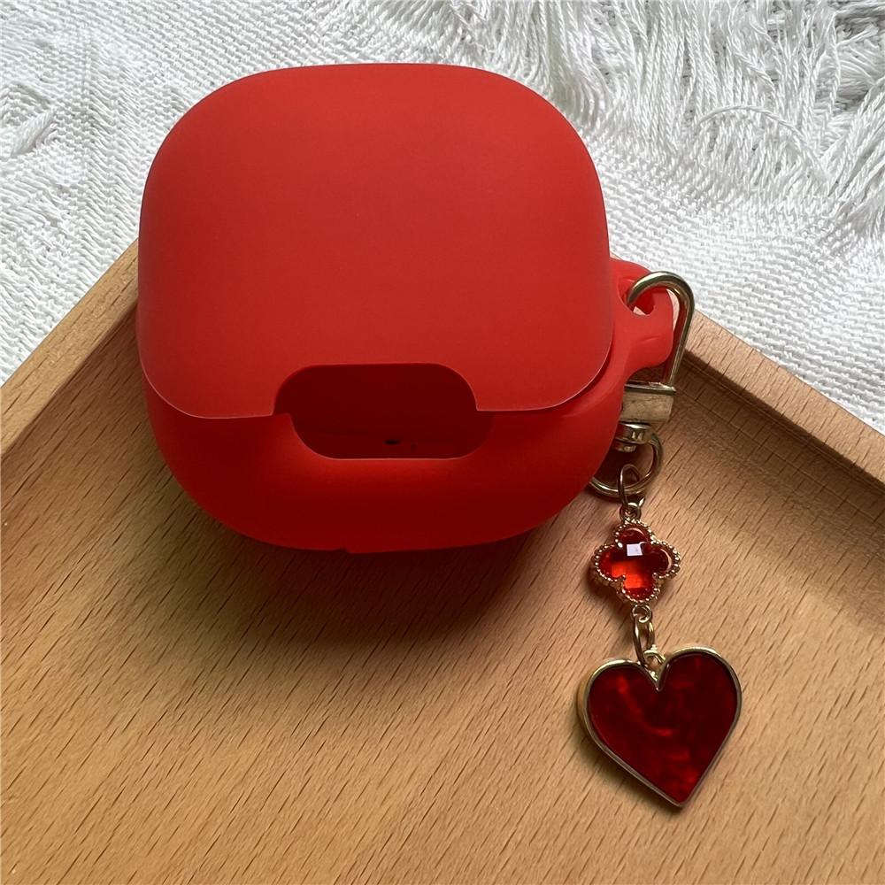 New Silicone Headphone Cover For Anker Soundcore Liberty 4 NC Wireless Earbuds Case Dustproof Earphone Charging Box With Keyring