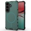 For Samsung Galaxy S26 / S26 Pro Magnetic Case Corrugated Texture Heat Dissipation TPU + PC Phone Back Cover