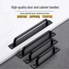 Aluminum Alloy No-Drill Handle for Wooden and Sliding Doors and Windows
