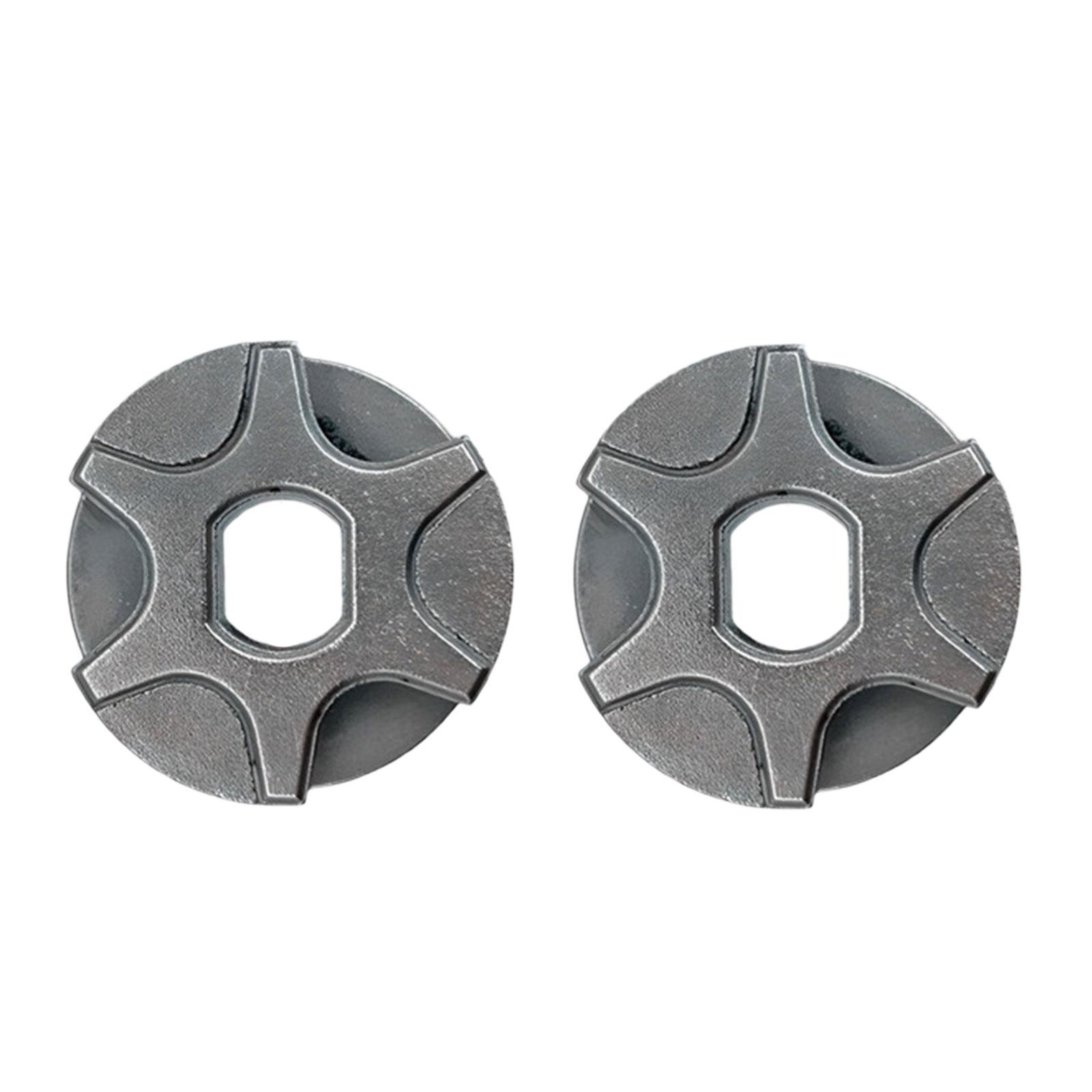 

Высокопрочный профессиональный комплект из 2 звездочек для цепной пилы из нержавеющей стали для аксессуаров для электроинструмента с отверстием 10 мм и 12 мм S