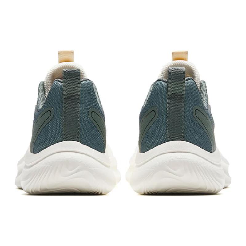 Anta Lingyun Anti Slip And Wear Resistant Lightweight Low Top Sprint Running Shoes Men's White Gray Sneakers 912335550-3