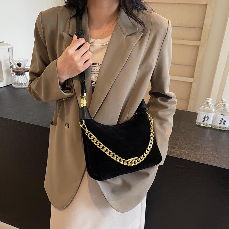 Maillard Retro Matte Small Bag Women's New High-end Versatile Messenger Bag Single Shoulder Portable Dumpling Bag