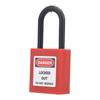 38MM Lockout Tagout Lock Durable Nylon Beam Isolation Design Corrosion Resistant Padlock with 2 Keys