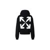 OFF WHITE FW20 Jesienna Bluza Luźny Krój Męska Czarna OMBB037F20FLE0121001