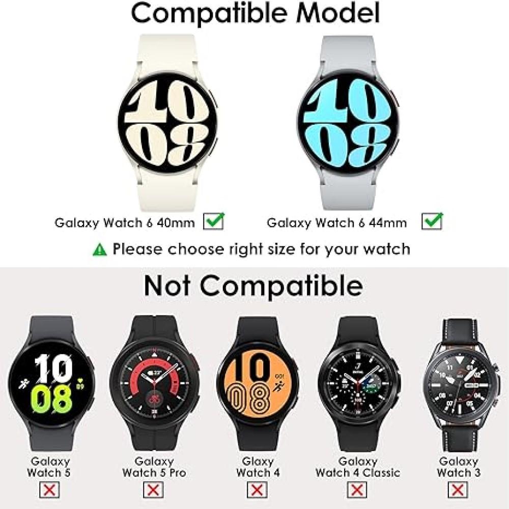 For Samsung Galaxy Watch Screen Case 40mm Tempered Glass Protective Film Protective Bumper Compatible Galaxy Watch Accessories