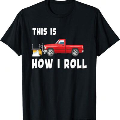 Snowplow Trucks Tees Funny Snow Plow T-Shirt