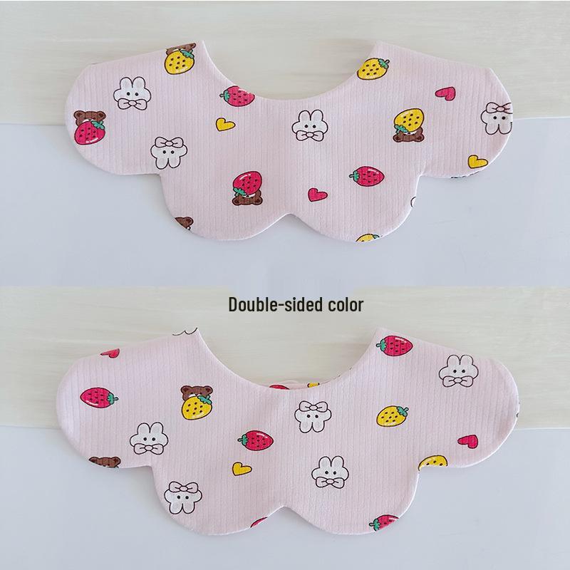 Storyme Double-Sided Korean Baby Drool Bib With Side Label, Suitable for 0-2 Years