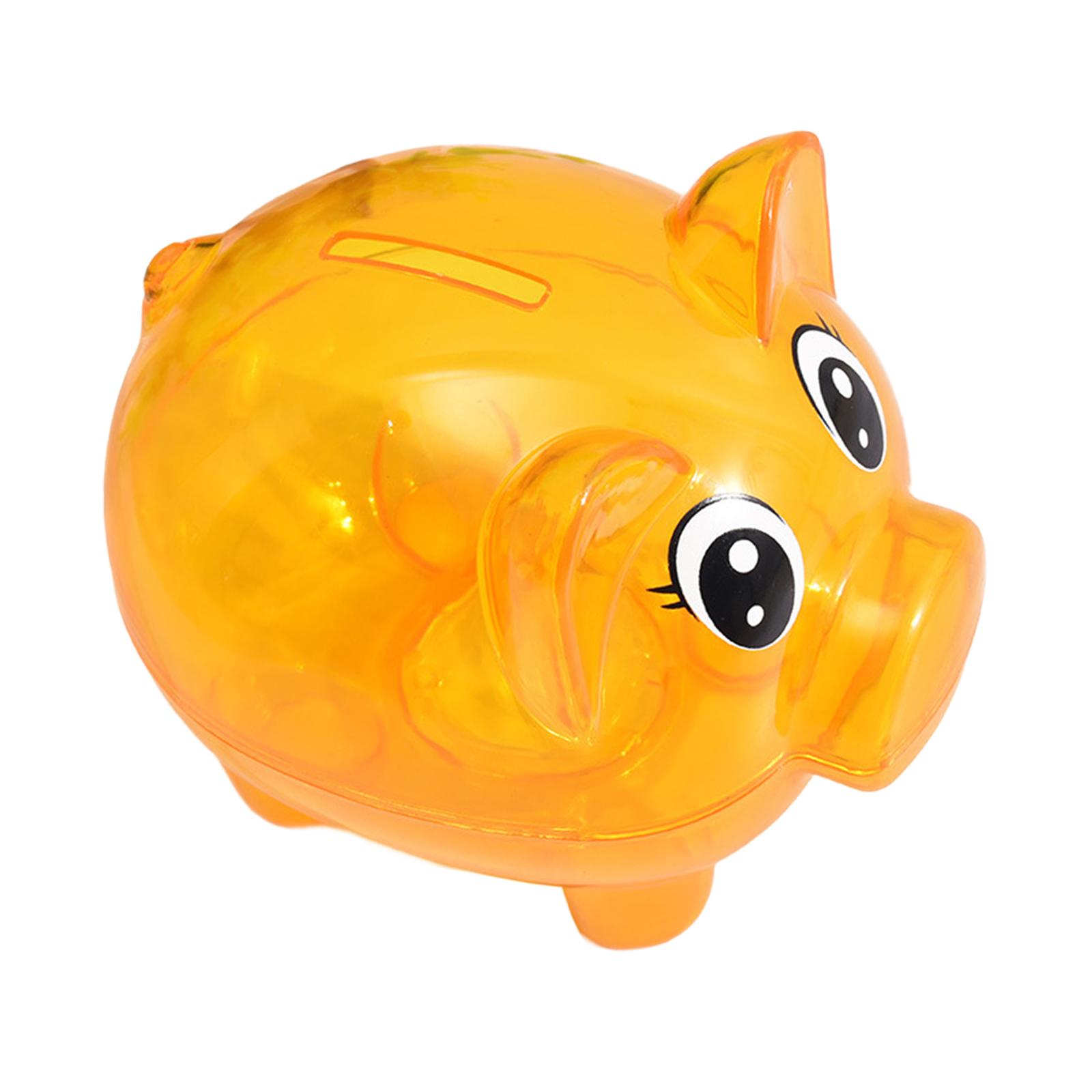 

Pig Piggy Bank Pig Figure Ornament Reusable Money Box Money Box for Adults жёлтый