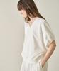GRIDAJ Voluminous Sleeve Shirred Sweatshirt