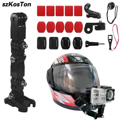 Einstellbare Basis Helm Kinnhalterung Fahrgurt Kopf für Gopro 13 12 11 10 DJI OSMO Action 3 4 Insta360 X4 X3 Kamerazubehör