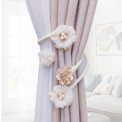 Flower Curtain Buckle DIY Curtain Tie Creative Curtain Tieback  Curtain Holder