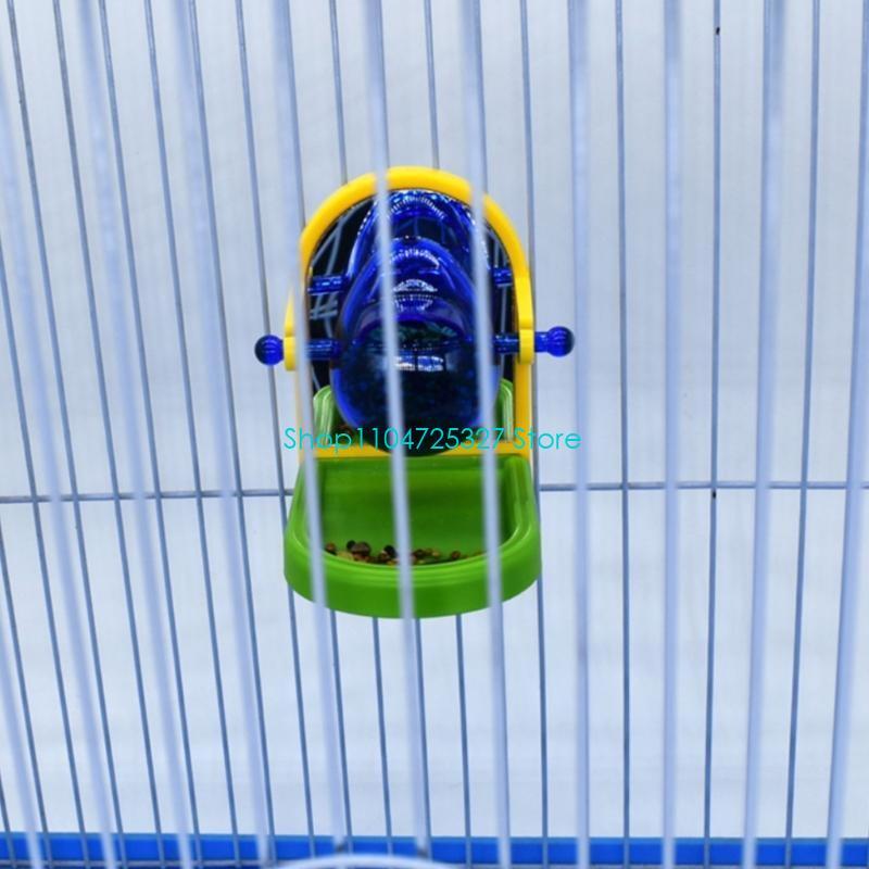 D8KF Pet Bird Feeder Parrot Feeding Eating Foraging Ball Feeding Chew Funny Interactive Toy