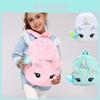 Rucsac de pluș Fetiță Unicorn Pentru Preșcolari Cu Model de Animal Pentru Copii Mici