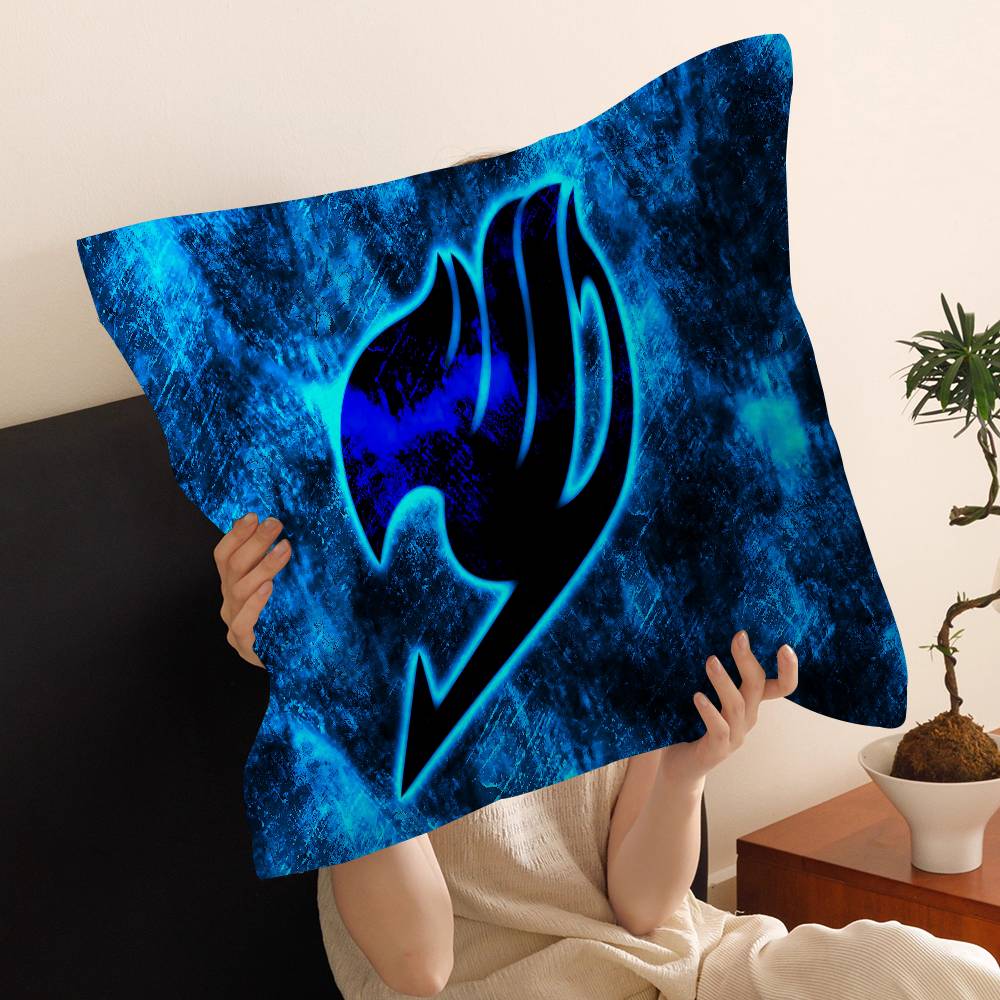 Fairy Tail Japanese Pillow Cover Sofa Cushion Cover Home Room Decoration Children Gift