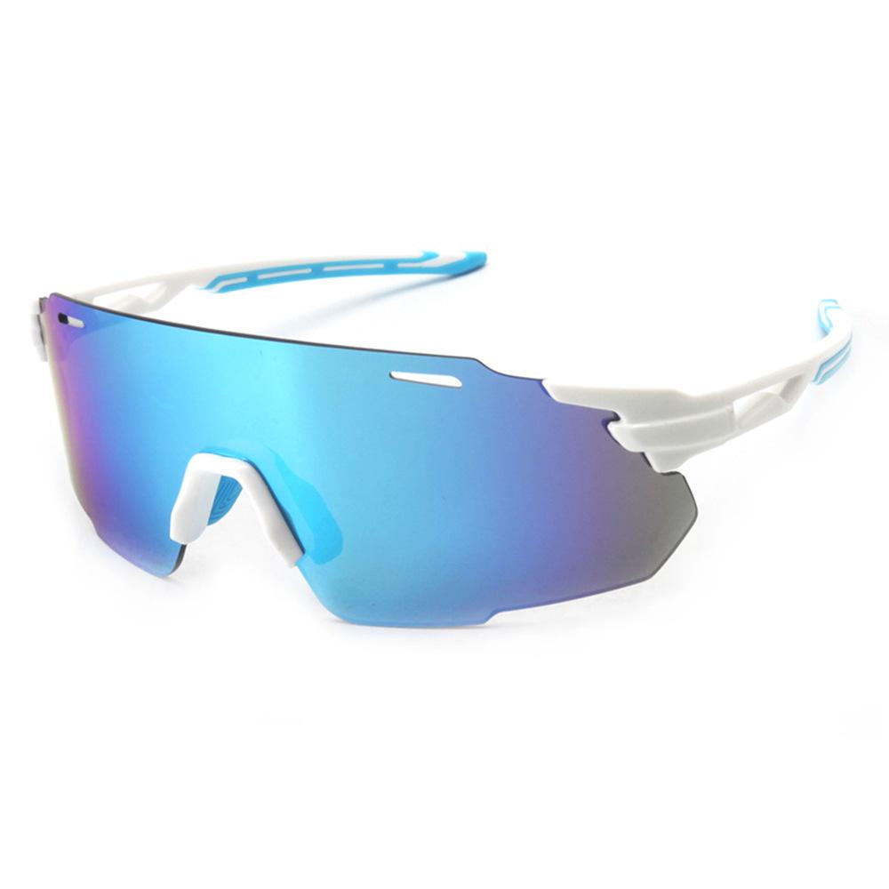 

2026 Coated Colorful Professional Running Marathon Riding One-piece Impact-resistant Sports Sunglasses