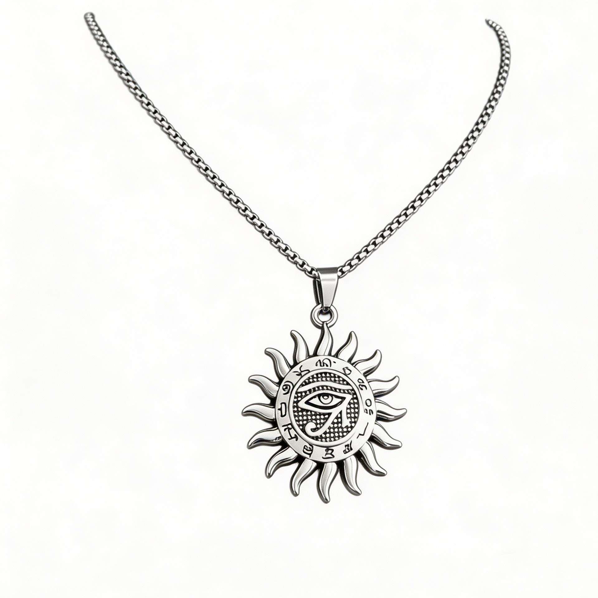 Retro Eye of Horus Punk Necklace - Trendy European & American Style