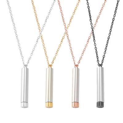 Multipurpose Memory Pendant Sturdy Stainless Steel Necklace Jewelry Accessory for Ashes and Special Messages Adults