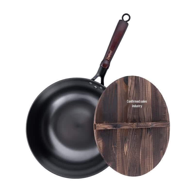 Debo Zhenjiang Physical Non-stick Cast Iron Wok