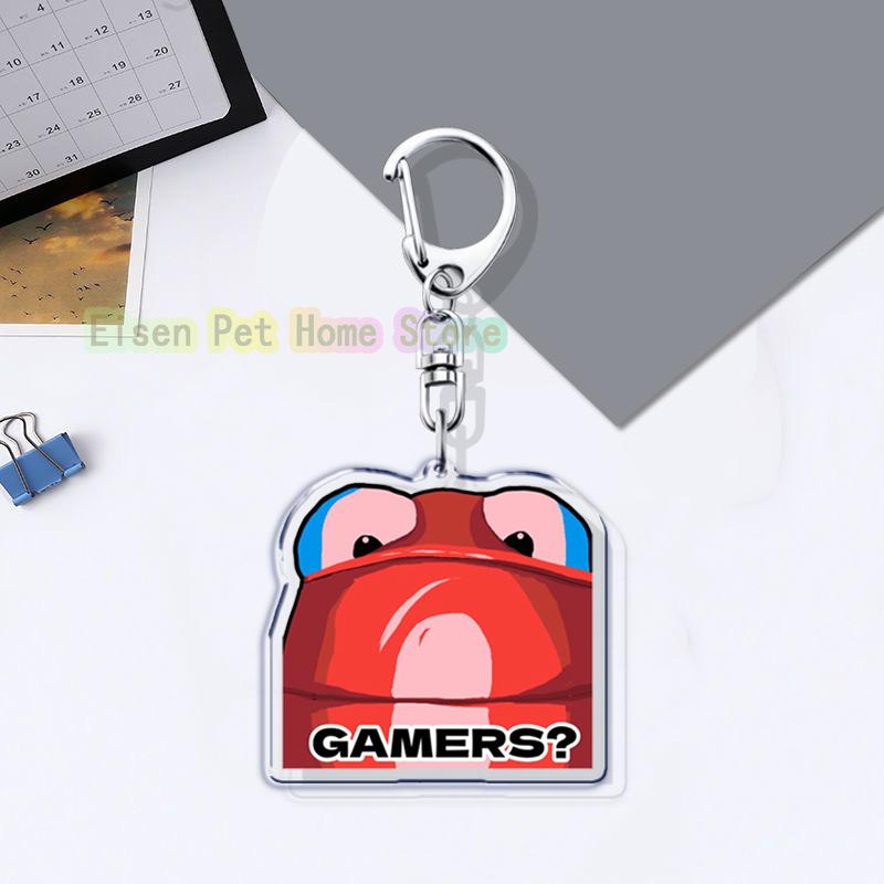 Funny Horrible Game R.E.P.O Keyrings for Accessories Bag Key Chain Ring Jewelry Fans Gifts Horror Keychain Llaveros