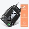 PD33W QC3.0 GaN Multi-Port Fast Charger - 9V/12V European Standard