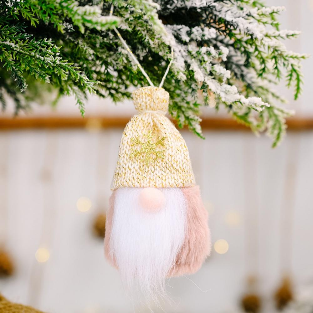 

Christmas Cute Gnome Santa Xmas Tree Hanging Ornament Plush Elf Gnome Pendant Decorations for Home Xmas Navidad Children s Gifts