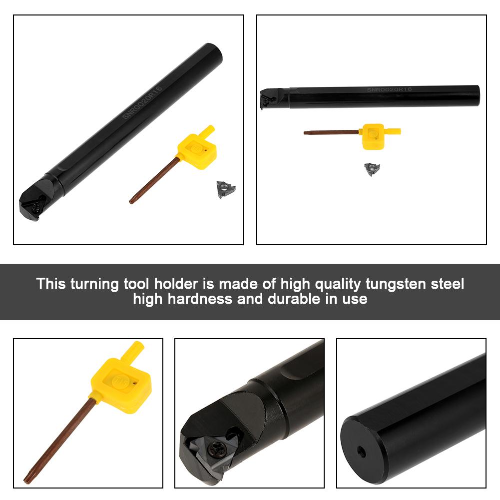 SNR0020R16 20mm * 200mm Internal Thread Turning Tool Holder   Insert 16IR AG60 + Wrench