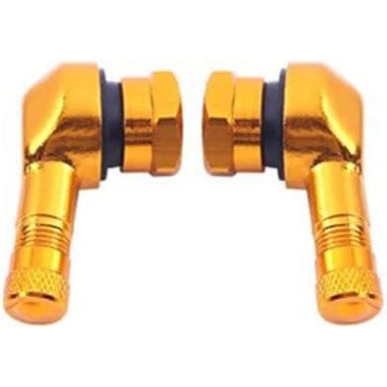 2 Motorcycle parts CNC Aluminum 11.3 Millimeter Tire Valve Stem 90 Bevel Angle(Blue)