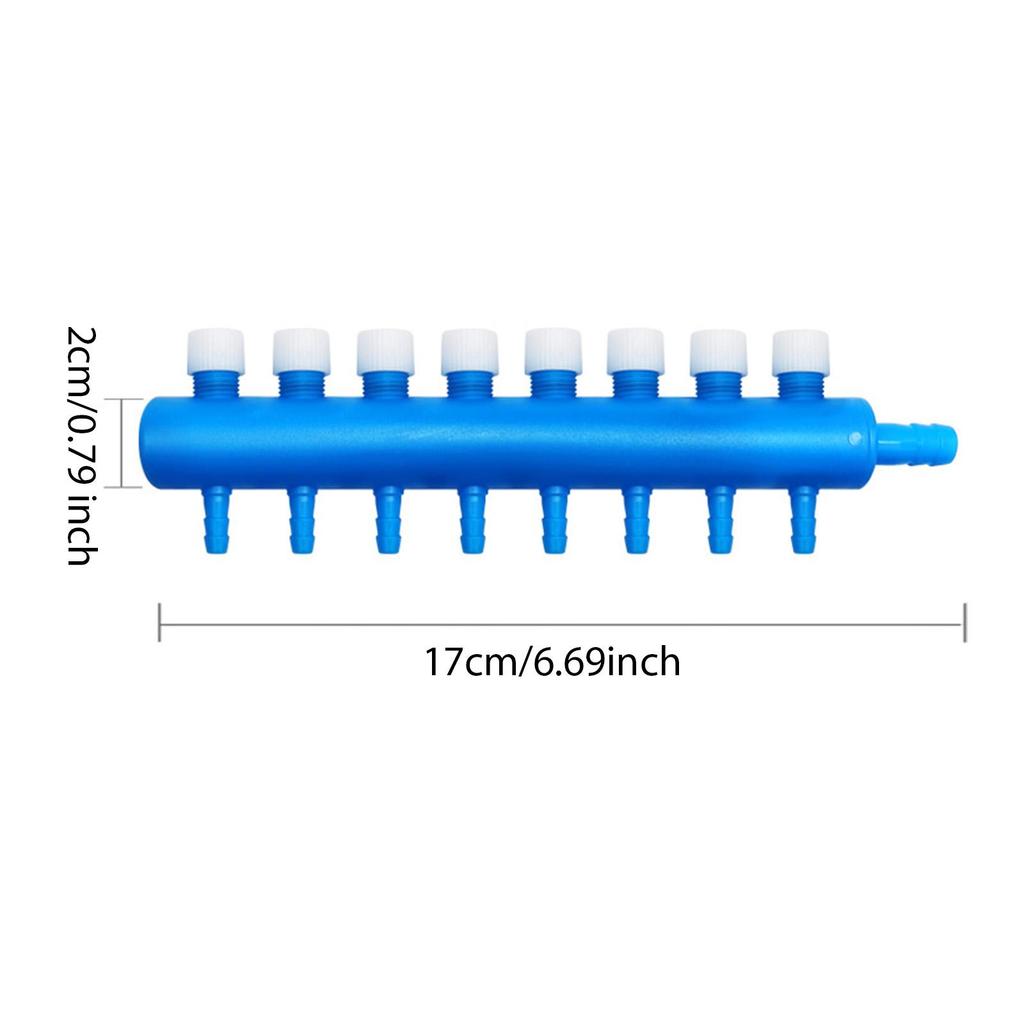 Air Pump Accessories Distributor Hose Splitter Plastic Oxygen Flow Control Valve Aquarium Air Tubing Connector for Aquariums