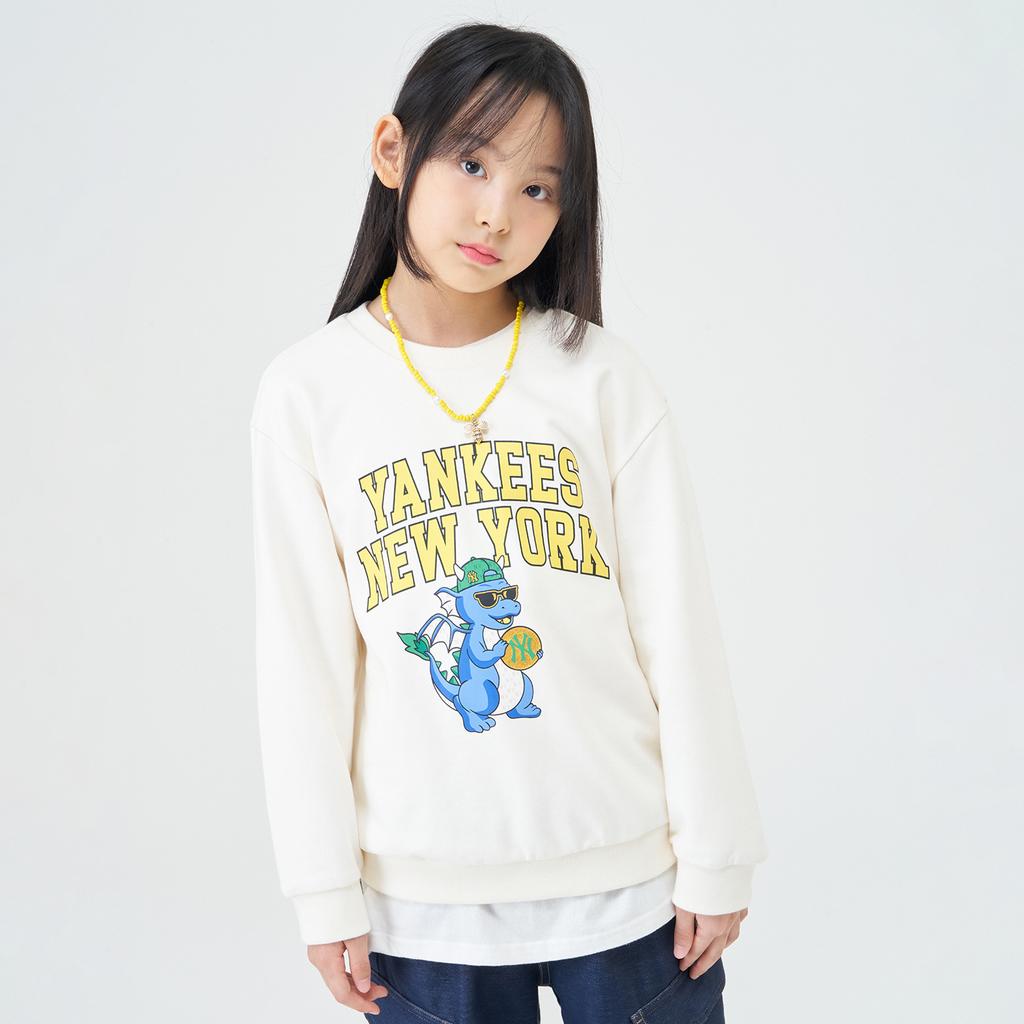 New MLB Sweatshirt New York Yankees Year Of The Dragon Limited Edition Collection SS24 Cream Kids' 7AMTDN141-50CRS