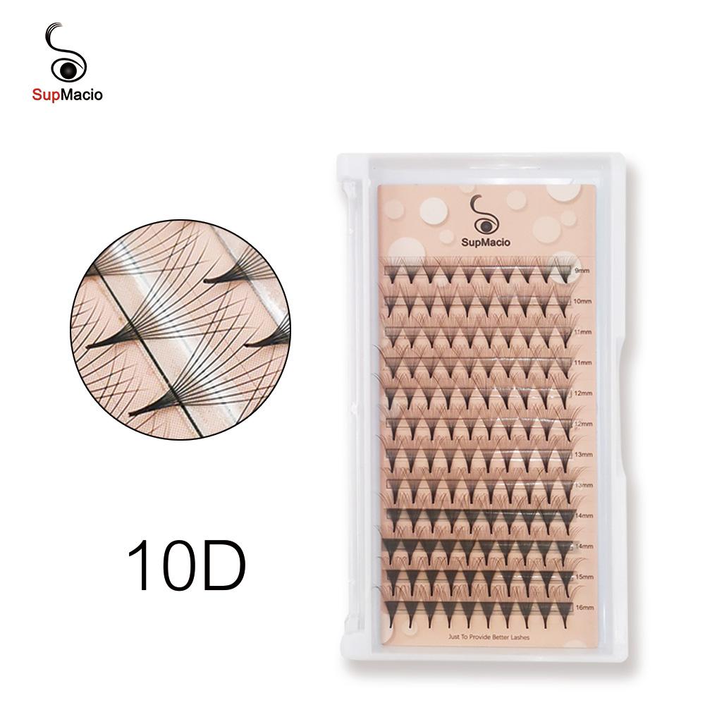 Premade Fan Lash Extensions Bouquet Eyelash Extension C/D Curl Pointy Base Premade Fans Russian Volume Eyelashes Silk Long Stem