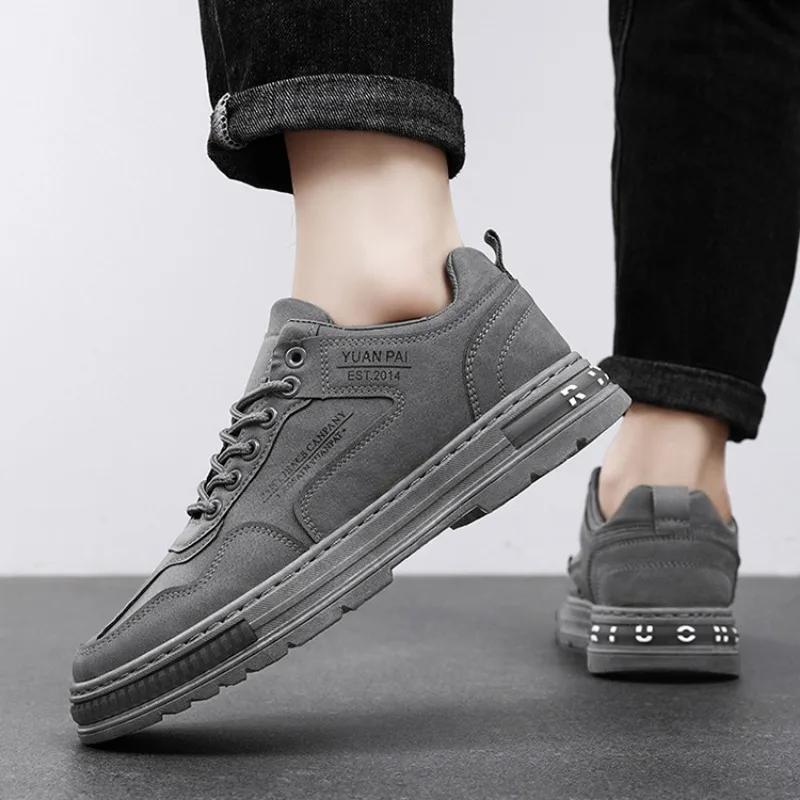 Fashion Classic Men Labor Protection Shoes Outdoor Construction Site Safty Shoes Non-slip Wear-resistant Sneakers Climbing Shoe