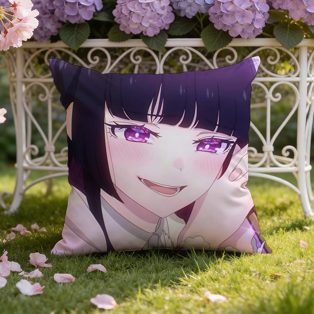 

Anime R-Rock is a Lady s Modesty Cushion Cover Home & Car Dual-Scene Pillow Cover: Reversible for Premium Comfort 30cmx30cm