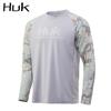 HUK Fishing Suit Men's New Summer Upf + 50 Ice Silk Light and Breathable Quick-drying Fishing Long-sleeved Luya Fishing Suit