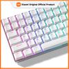 Xiaomi 124 Keys White PBT Keycap Backlit Shine Through Double Shot Keycaps Cherry Profile for MX Switches Mechanical Gaming Keyboard