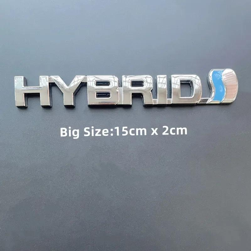 Autocolante Embleme Insigne Metalice 3D HIBRID Aripă Laterală Portbagaj Spate Pentru Toyota Prius Camry Crown Auris Rav4s TRD