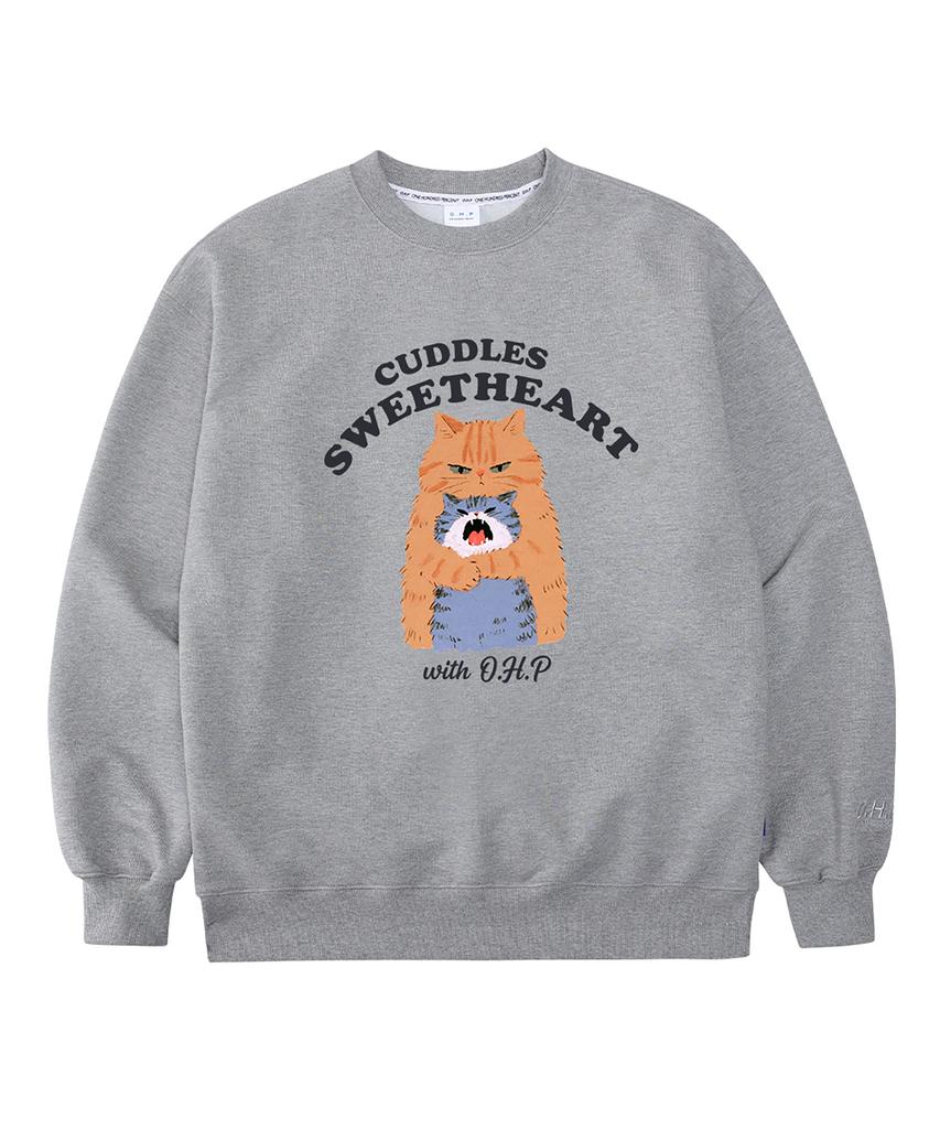 OHP OHPxharmonia Nyangnyang Hug Oversized Heavy Sweatshirt (Type B)