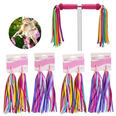 Bandes de guidon pour vélo d'enfant Bandes pour trottinette Pour garçons et filles Bandes de guidon colorées pour vélo 2 Pcs Plastique Vélo rotatif