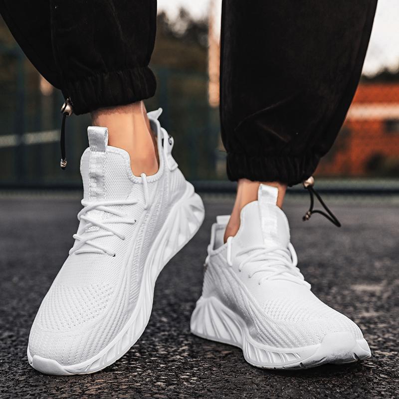 Herren Sportschuhe 2024 Frühling Outdoor Atmungsaktiv Dicke Sohlen Mode Mesh Schuhe Lässig Walking Vulkanisierte Schuhe Zapatos Hombre