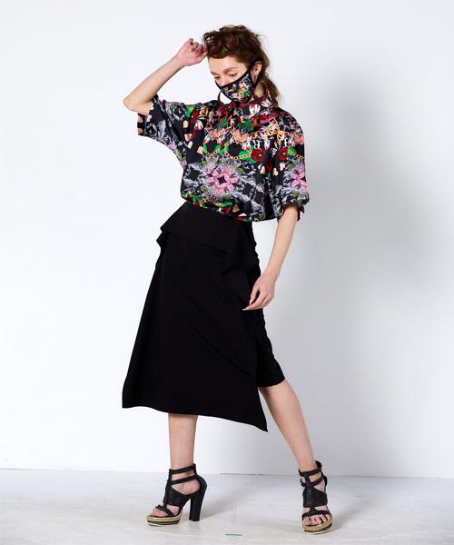 GREEDILOUS Spade Print Shirt