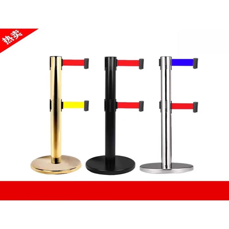 Stainless Steel Retractable Warning Barrier