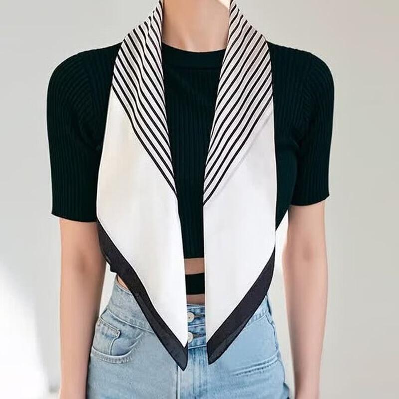 Nanjiren Women s Fashion Small Square Scarf