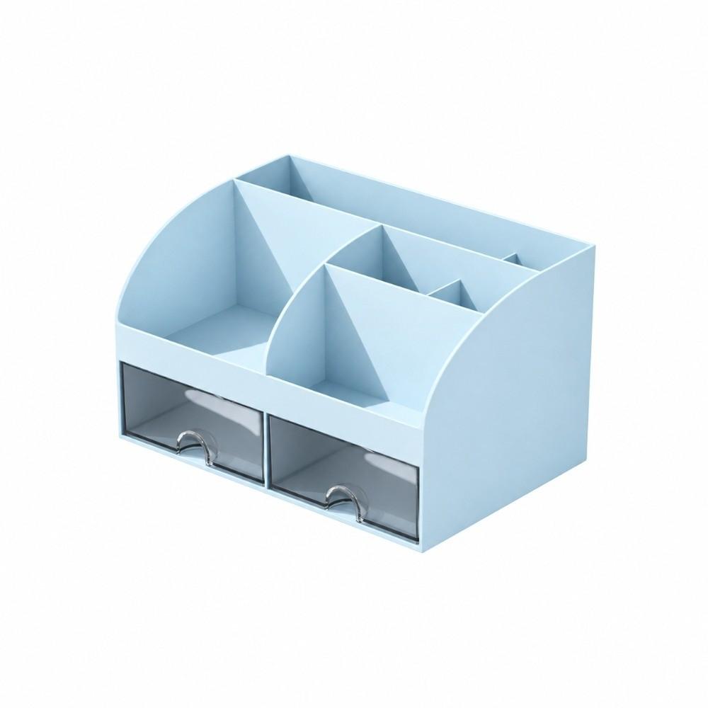 Transparent Drawers Makeup Organizer Large Capacity Pen Holder Practical Desk Organizer School