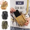 Tactical Phone Pouch, Cell Phone Holster Pouch, Multipurpose EDC Belt Bag, Belt Purse with Cell Phone Holster Holder for Workout Hiking Camping