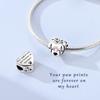 Copper Charm Family Heart Dolphin Lotus Pendant Bead Clip Jewelry Fit Original Bracelet For Women Diy Gift