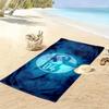 Asciugamano da Spiaggia Stampato FC Schalke 04, Asciugamano Grande Morbido ad Asciugatura Rapida per Spiaggia Campeggio Nuoto