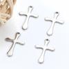 20pcs Stainless Steel Charm Cross Pendants for DIY Necklace Earrings Bracelet Jewelry Making Hip Hop Crosses Pendant Accessories